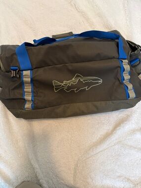 Patagonia Duffel Bag with Fish Logo